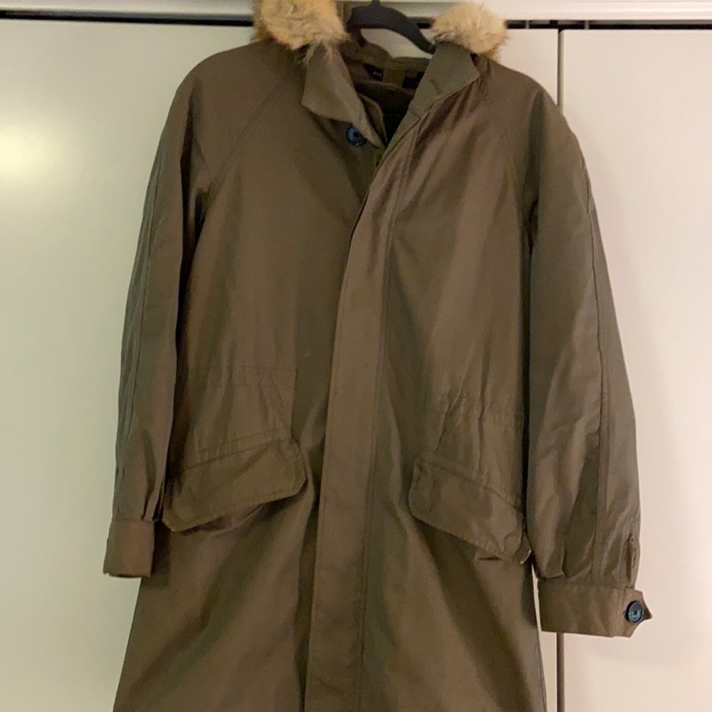 Marc by Marc Jacobs Iridescent Green Winter Coat